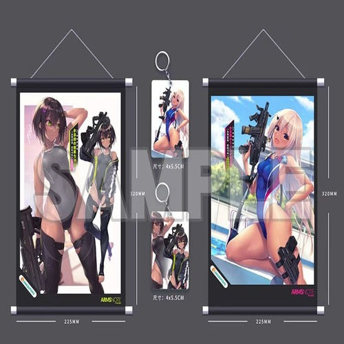 Arms Note statuetten 1/7 Swim Team Bucho-chan and Kohai-chan 22 cm