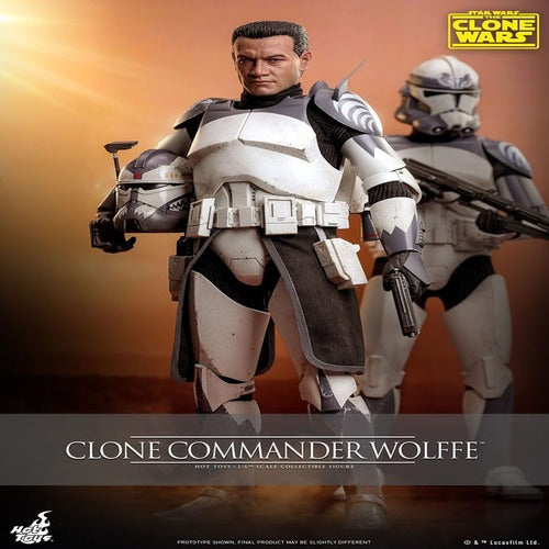 Star Wars: The Clone Wars figurine 1/6 Clone Commander Wolffe 30 cm