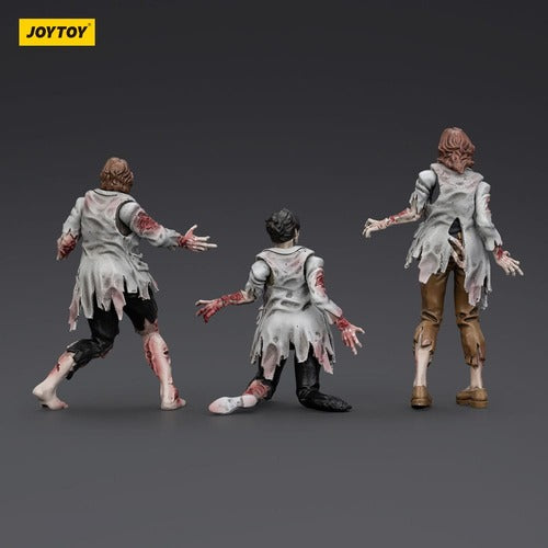 Zombie pack 3 figurines Dark Source Scientists (Female) 8 cm