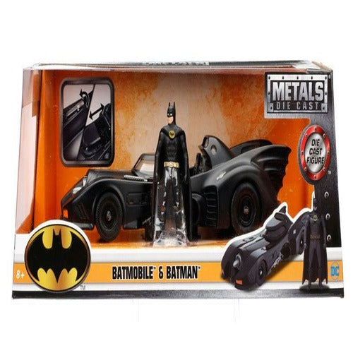 Batman 1/24 1989 Batmobile métal avec figurine
