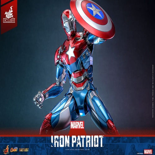 Marvel figurine Comic Masterpiece Diecast 1/6 Iron Patriot Hot Toys Exclusive 32 cm