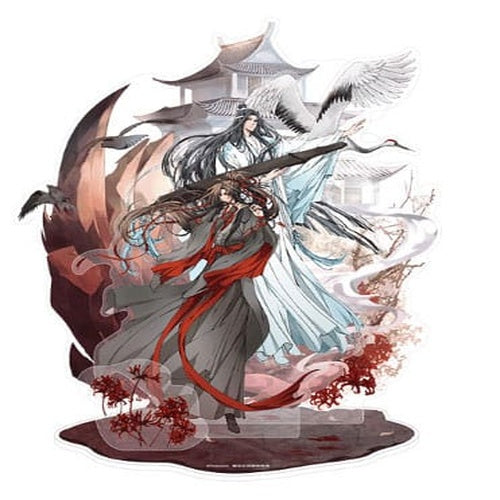 Grandmaster of Demonic Cultivation figurine acrylique Wei Wuxian & Lan Wangji 4th Anniversary Ver. 23 cm