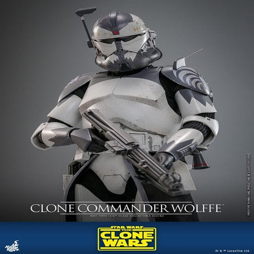 Star Wars: The Clone Wars figurine 1/6 Clone Commander Wolffe 30 cm