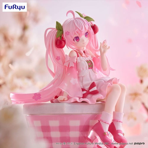 Hatsune Miku statuette PVC Noodle Stopper Sakura Miku 2025 14 cm