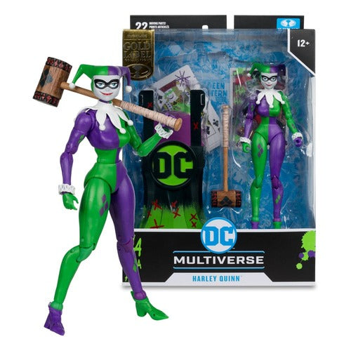 DC Multiverse figurine Harley Quinn (DC Classic) Jokerized (Gold Label) 18 cm