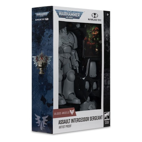 Warhammer 40,000 figurine Assault Intercessor Sergeant (Blood Angel) (Artist Proof) 18 cm