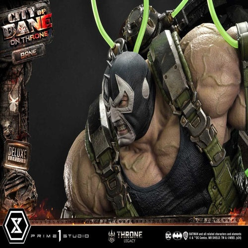 DC Comics Throne Legacy Collection Statue 1/4 Batman Bane on Throne Deluxe Bonus Version 61 cm