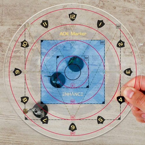 Enhance RPG Series 30ft Spell AoE Damage Template