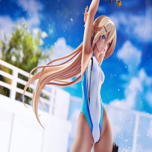 Arms Note statuette PVC 1/7 Kouhai-chan of the Swim Club Blue Line Swimsuit Ver. 29 cm