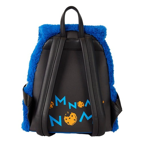 1, Rue Sésame Street by Loungefly Plush Mini sac à dos Cookie Monster