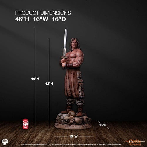 Conan der Barbar Elite Series Statue 1/2 Conan 116 cm