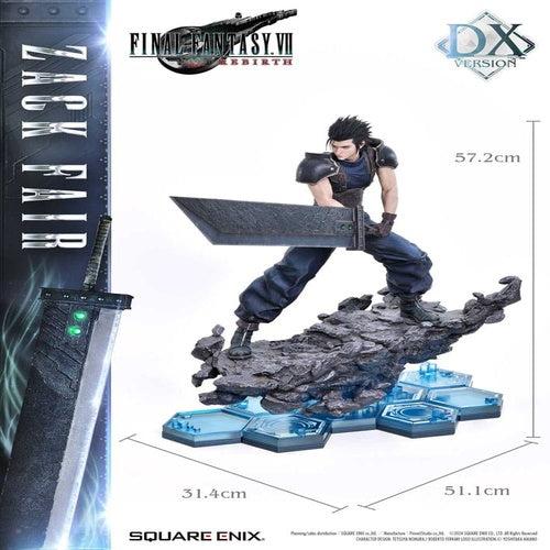 Final Fantasy VII Rebirth statuette 1/4 Zack Fair Deluxe Ver. 57 cm
