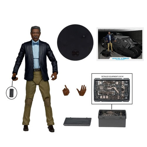 DC Multiverse véhicule Tumbler with Lucius Fox (The Dark Knight) (Gold Label)