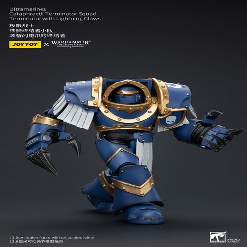 Warhammer The Horus Heresy figurine 1/18 Ultramarines Cataphractii Terminator Squad Terminator with Lightning Claws 14 cm