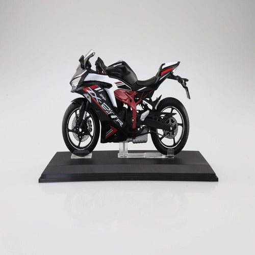 Diecast Bike Series réplique 1/12 Kawasaki Ninja ZX-25R Metallic Spark Black×Peal Flat Stardust White 16 cm