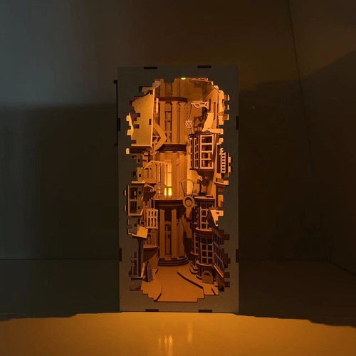 Harry Potter maquette Book Nook Tiny Adventures Chemin de Traverse 23 cm