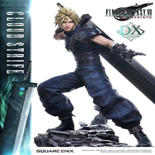 Final Fantasy VII Rebirth statuette 1/4 Cloud Strife Deluxe Ver. 68 cm