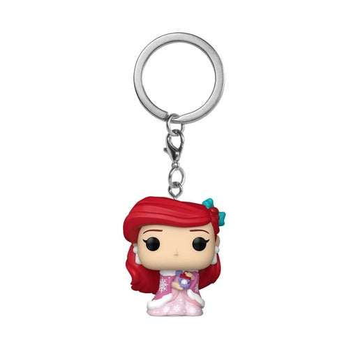 Disney Princess présentoir porte-clés Pocket POP! Holiday Ariel 4 cm (12)
