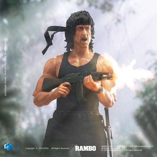 Rambo figurine 1/12 Exquisite Super Series First Blood II John Rambo 16 cm