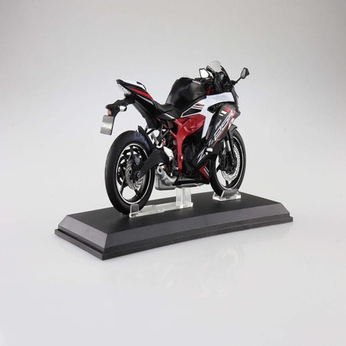 Diecast Bike Series réplique 1/12 Kawasaki Ninja ZX-25R Metallic Spark Black×Peal Flat Stardust White 16 cm