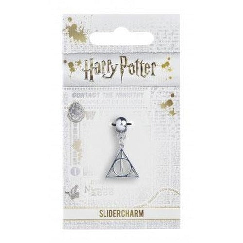Harry Potter breloque plaquée argent Deathly Hallows