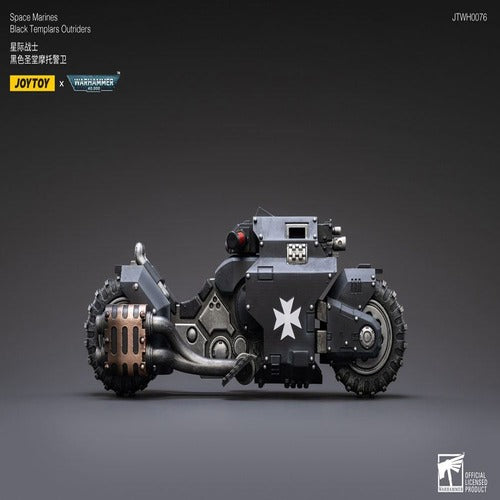 Warhammer 40k véhicule 1/18 Black Templars Outrider Bike 22 cm
