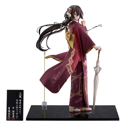 Azur Lane F:Nex statuette PVC 1/4 Mikasa blue flower komachi Ver. Japanese Doll 43 cm