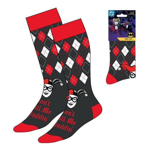 DC Comics chaussettes Harley Quinn Don´t Call Me Puddin 36-43