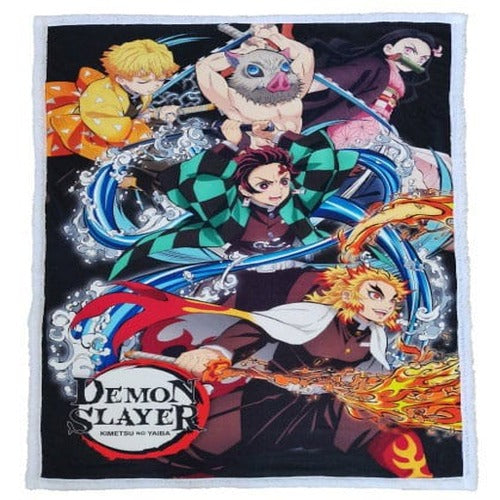 Demon Slayer: Kimetsu no Yaiba couverture polaire 100 x 150 cm