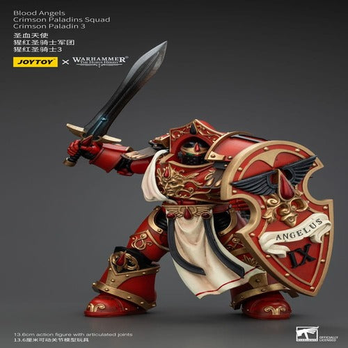 Warhammer The Horus Heresy figurine 1/18 Blood Angels Crimson Paladins Squad Crimson Paladin 3 14 cm