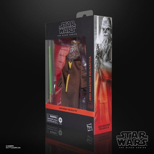 Star Wars: The Acolyte Black Series Actionfigur Jedi Master Kelnacca 15 cm