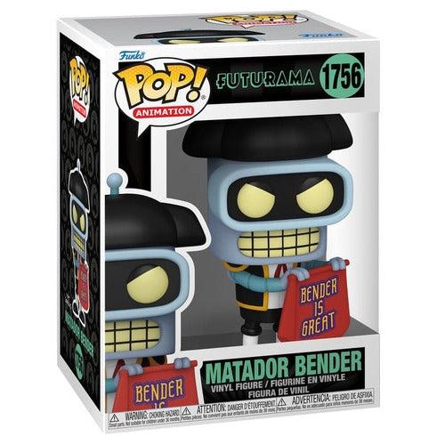 Futurama Pop! Animation Vinyl figurine Bender (Matador) 9 cm