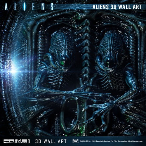 Aliens 3D Wand-Relief 32 x 50 cm
