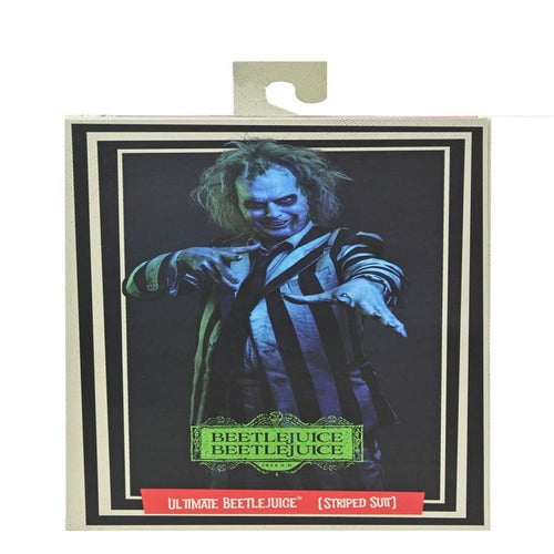 Beetlejuice Beetlejuice figurine 7 Scale Ultimate Striped Suit Beetlejuice 18 cm