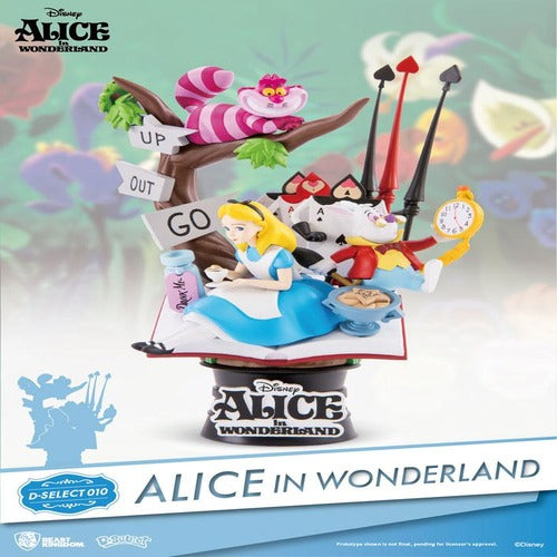Alice au pays des merveilles diorama PVC D-Select 15 cm