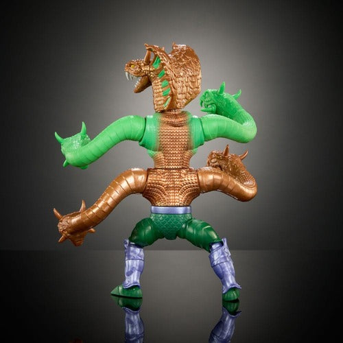 MOTU x TMNT: Turtles of Grayskull figurine Deluxe King Hiss 14 cm