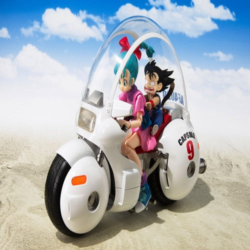 Dragon Ball Véhicule avec figurine S.H. Figuarts Bulma's Motorcycle Hoipoi Capsule No. 9 17 cm