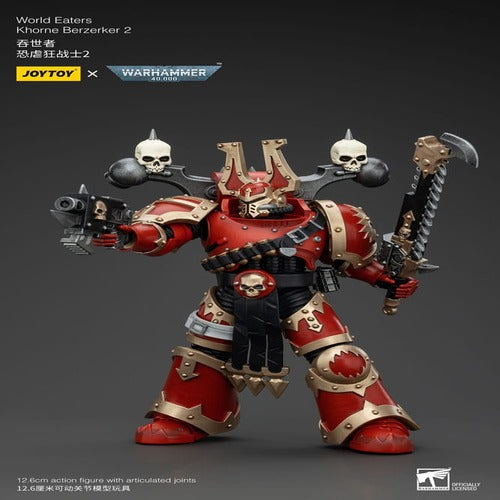 Warhammer 40k figurine 1/18 World Eaters Khorne Berzerker 2 13 cm