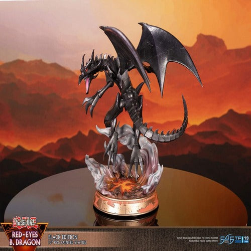 Yu-Gi-Oh! statuette PVC Red-Eyes B. Dragon Black Colour 33 cm