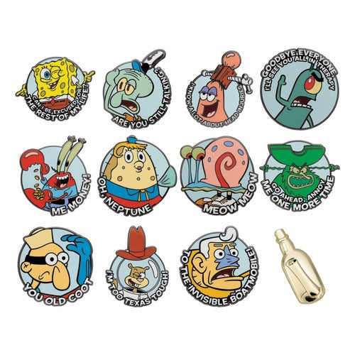 Bob l´éponge présentoir Pin's Mystery Pin Badge (12)