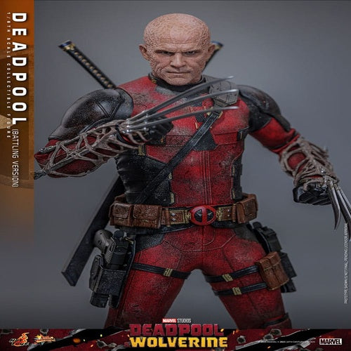 Deadpool & Wolverine Movie Masterpiece Actionfigur 1/6 Deadpool (Battling Version) 31 cm