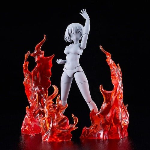Original Character accessoires pour figurines The Simple Effect Flames: Red