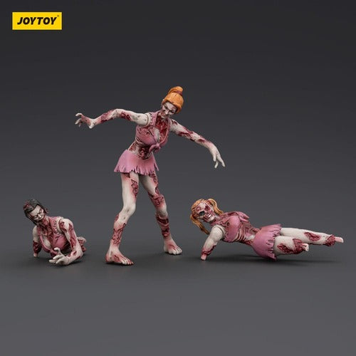 Zombie pack 3 figurines Dark Source Cheer Leaders 8 cm