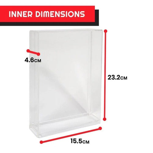 Evoretro pack 2 présentoirs vitrine acrylique pour figurines articulées