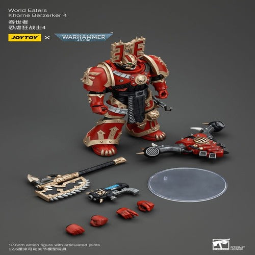 Warhammer 40k figurine 1/18 World Eaters Khorne Berzerker 4 13 cm
