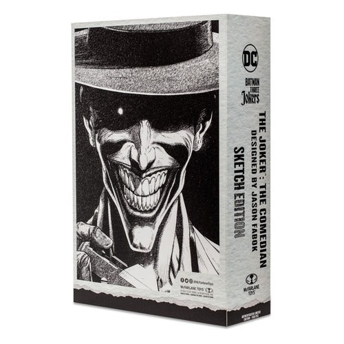 Batman: Three Jokers DC Multiverse figurine The Joker: The Comedian Sketch Edition (Gold Label) 18 cm
