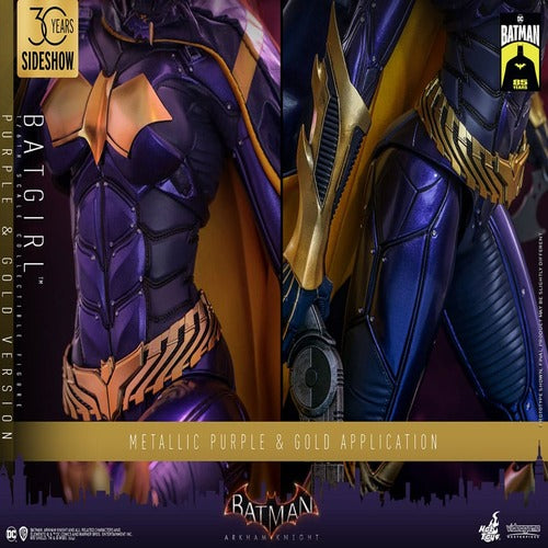 Batman Arkham Knight figurine Videogame Masterpiece 1/6 Batgirl (Purple and Gold Version) Exclusive 30 cm