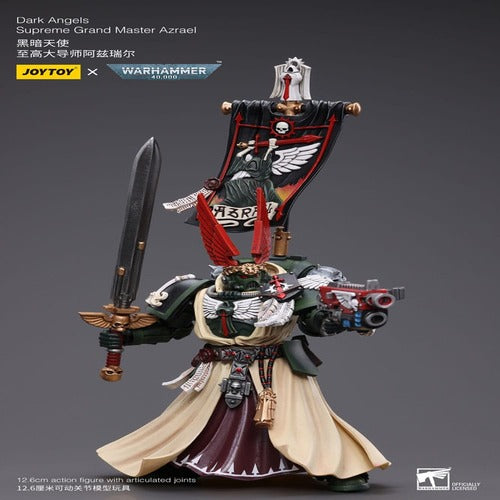 Warhammer 40k figurine 1/18 Dark Angels Supreme Grand Master Azrael 13 cm
