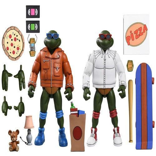 Tortues Ninja (Cartoon) figurine Punk Leo and Punk Raph 2 Pack 18 cm
