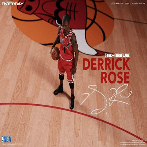 NBA Collection figurine Real Masterpiece 1/6 Derrick Rose Limited Retro Edition 30 cm